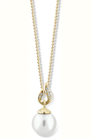 Cutie Jewellery Působivý perlový přívěsek ze žlutého zlata Z6297-3153-40-X-1