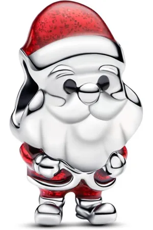 PANDORA Stříbrný korálek Hravý Santa Moments 793593C01