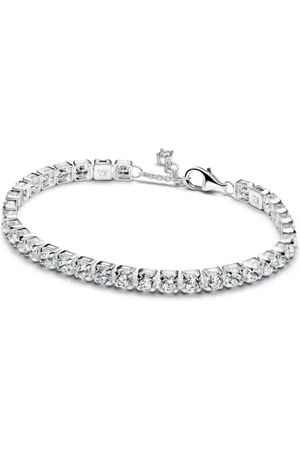 PANDORA Tenisový stříbrný náramek s kubickými zirkony Timeless 593539C01 20 cm