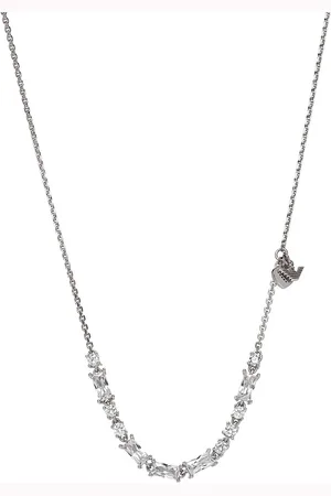 Emporio Armani Blyštivý stříbrný náhrdelník se zirkony EG3604040