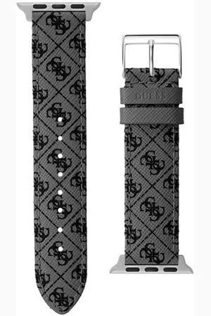 Guess Kožený řemínek pro Apple Watch (38 - 41 mm) - Gray Quattro G CS2001S2