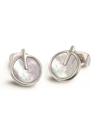 Boccia Titanium Něžné titanové náušnice s perletí 05059-01