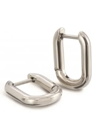 Boccia Titanium Luxusní oválné titanové náušnice 05060-01