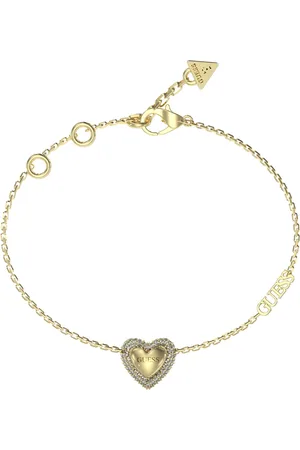 Guess Romantický pozlacený náramek Beloved JUBB05022JWYGS