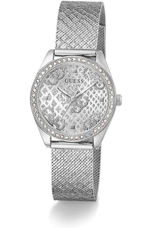 Guess Ladies Silver Tone Analog Watch GW0748L1