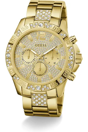 Guess Mens Gold Tone Multi-function Watch GW0796G2
