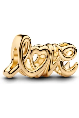 PANDORA Krásný pozlacený korálek Love Shine Moments 793055C00