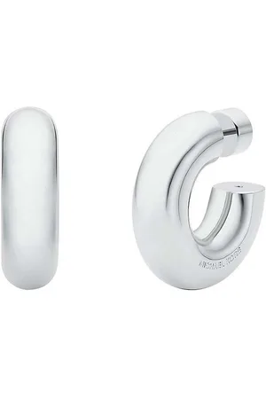 Michael Kors Minimalistické kruhové náušnice z mosazi MKJ842200040