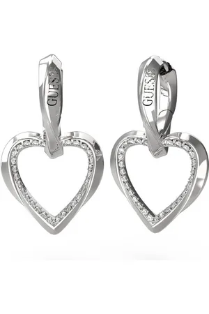 Guess Půvabné ocelové náušnice s přívěsky Mon Amour JUBE04617JWRHT/U