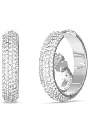 Guess Půvabné kruhy se zirkony Crazy Earrings JUBE03299JWRHT/U