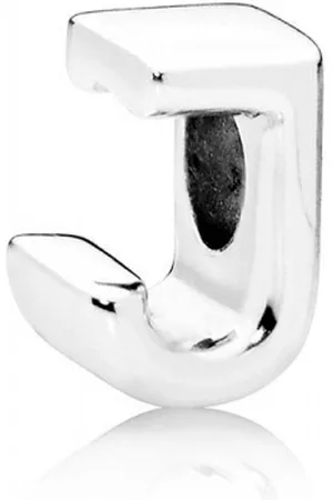 PANDORA Stříbrný korálek "J" 797464
