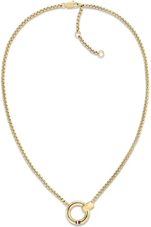 Tommy Hilfiger Půvabný náhrdelník s kruhovým přívěskem Circles 2780945
