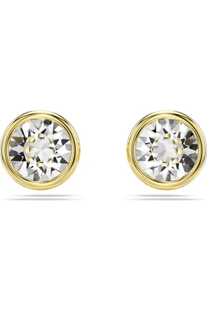 Swarovski Nadčasové pozlacené náušnice pecky Imber 5681552
