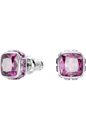Swarovski Třpytivé náušnice pro ženy narozené v únoru Birthstone 5660797