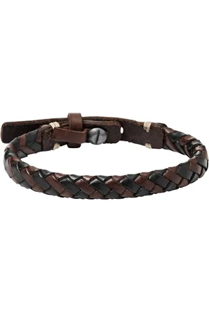 Fossil Kožený vintage náramek JA5932716