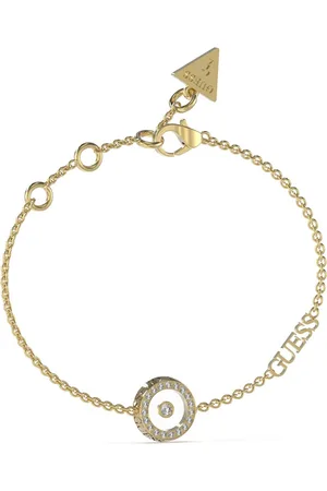 Guess Slušivý pozlacený náramek Bond JUBB03259JWYG 17 - 21 cm - L