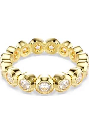 Swarovski Krásný pozlacený prsten se zirkony Imber 5714311 50 mm