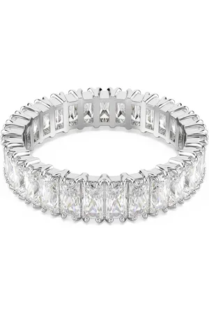 Swarovski Luxusní prsten s čirými zirkony Matrix 5714333 50 mm