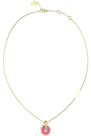 Guess Fashion pozlacený náhrdelník Love JUBN04077JWYGFCT/U