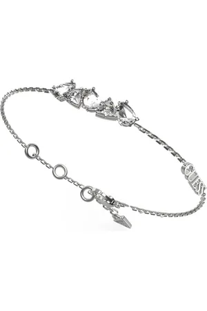 Guess Elegantní ocelový náramek se zirkony Wonderlights JUBB04405JWRH 18,4 cm