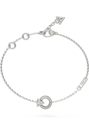 Guess Ocelový náramek se zirkony M`ama Non M`ama JUBB04663JWRH 21 cm