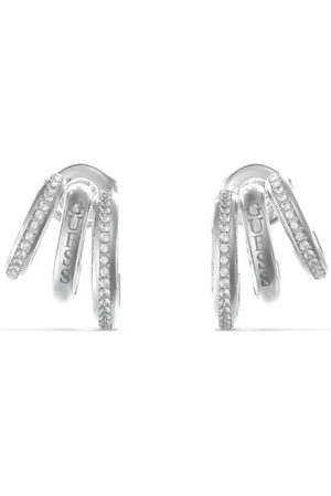 Guess Originální třpytivé náušnice Crazy Earrings JUBE03302JWRHT/U