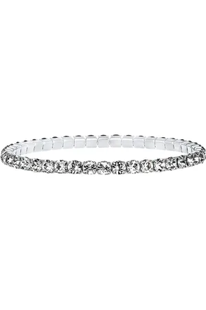 Crystalp Elastický tenisový náramek s čirými krystaly Aura 22270.CRY.E