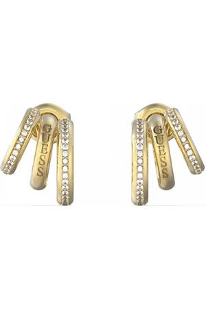 Guess Originální pozlacené náušnice Crazy Earrings JUBE03302JWYGT/U