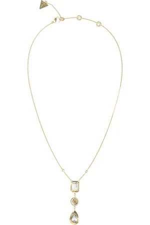 Guess Elegantní pozlacený náhrdelník 4G Light JUBN05234JWYGT/U