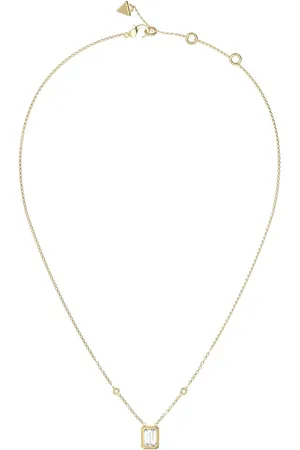 Guess Nestárnoucí pozlacený náhrdelník 4G Light JUBN05249JWYGT/U
