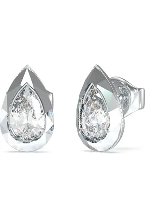 Guess Půvabné ocelové náušnice Tear Drop 4G Light JUBE05247JWRHT/U