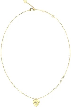Guess Půvabný pozlacený náhrdelník Amore JUBN05056JWYGT/U
