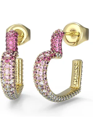 Guess Překrásné srdíčkové náušnice Beloved JUBE05006JWYGPKT/U