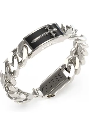 Guess Fashion ocelový náramek pro muže South Elemeda JUMB04022JWSTBKS