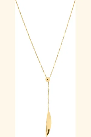 Pierre Lannier Elegantní náhrdelník z pozlacený oceli Entasis BJ20A0201