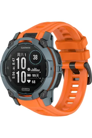 4wrist Silikonový řemínek pro Garmin Instinct 3 Solar a Instinct 3 AMOLED 45 mm - Orange