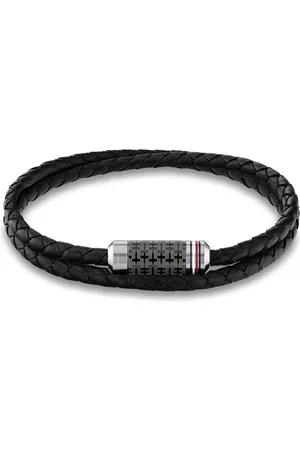 Tommy Hilfiger Dvojitý kožený náramek pro muže 2790327