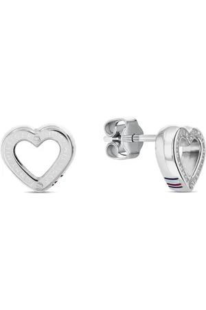 Tommy Hilfiger Srdíčkové ocelové náušnice Toggle Heart 2780971