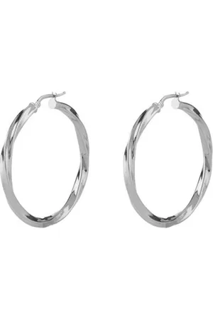 Guess Ocelové náušnice kruhy Hoops I Did It Again JUBE04185JWRHT/U