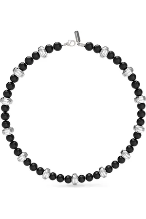 Guess Pánský korálkový náhrdelník Edgy Styles JUMN04056JWSTBKT/U