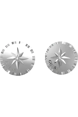 Guess Ocelové peckové náušnice Monete JUBE02206JWRHT/U