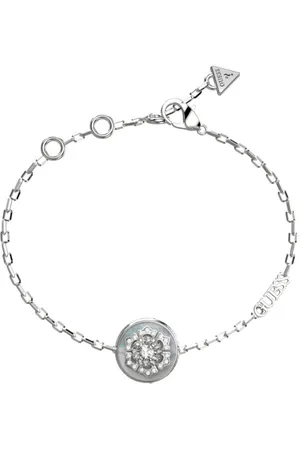Guess Půvabný ocelový náramek La Fleur JUBB04549JWRH 14,5 cm