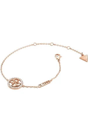 Guess Půvabný bronzový náramek Life In 4G JUBB02137JWRG 16 - 20 cm - L