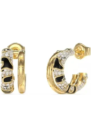 Guess Jedinečné kruhové náušnice s krystaly Fabulous Me JUBE05193JWYGBKT/U