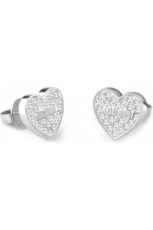 Guess Romantické ocelové náušnice s krystaly Studs Party JUBE02173JWRHT/U