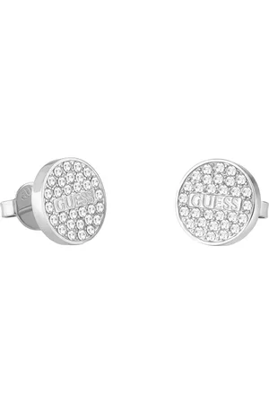 Guess Třpytivé ocelové náušnice pecky Studs Party JUBE02155JWRHT/U
