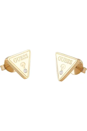 Guess Moderní pozlacené náušnice s krystaly Studs Party JUBE02168JWYGT/U