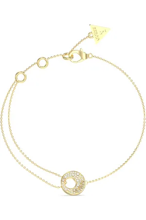 Guess Dámský pozlacený náramek Blooming Summer JUBB05224JWYG 18,5 cm