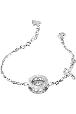 Guess Elegantní ocelový náramek Solitaire JUBB01462JWRH 17 - 21 cm - L