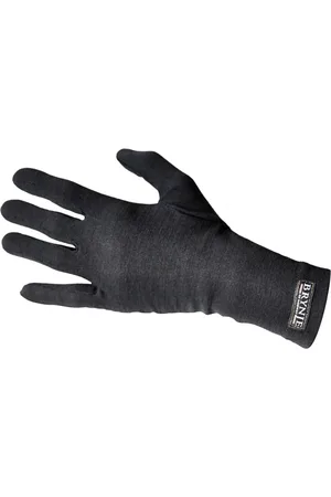 Brynje Prstové merino rukavice Classic Wool Liners Gloves, černé Barva: Černá, Velikost: S